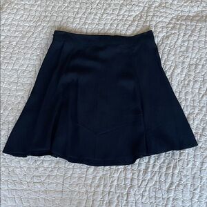 Reformation Black Flounce Skirt
